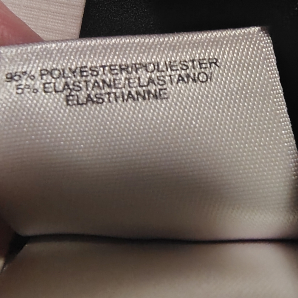 Anne Klein TAG Pants, Women Black Straight Leg, Zipper, Pockets,  Flat Front,14 - Picture 13 of 14